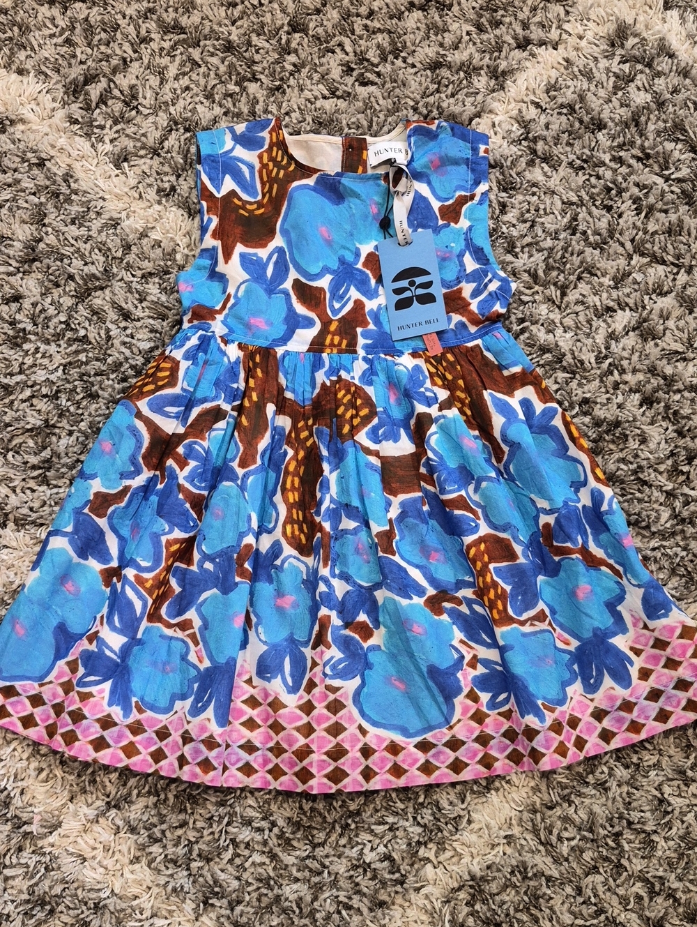 Hunter Bell Kids Piper Dress in Sketchbook Floral